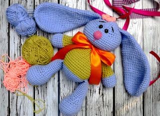 Handmade Crochet Bunny Toy