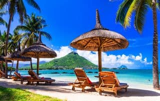 Tropical Paradise at Flic en Flac Beach