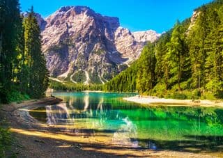 Lakeside Reflections at Braies Lake