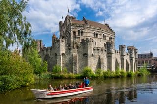 Gravensteen Castle in Ghent, Belgium