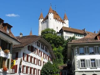 Medieval Fortress of Schloss Thun in Switzerland