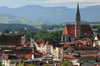 Steyr's Gothic Elegance amidst Alpine Splendor
