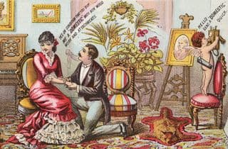 Victorian Romance: Proposal in the Parlor