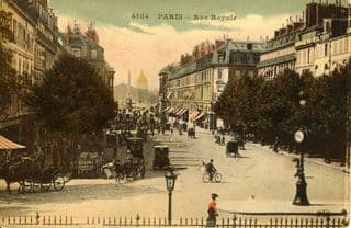 Historic Paris: Rue Royale in the Belle Époque