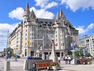 Fairmont Chateau Laurier Hotel in Ottawa