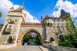 Vajdahunyad Castle Entrance in Budapest