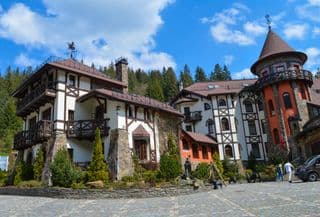 Traditional Castle Hotel amidst Carpathian Mountains