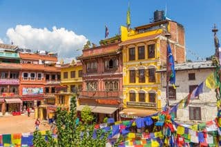 Traditional Kathmandu Market Square