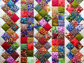 Vibrant Patchwork Quilt