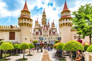 Enchanted Castle Entrance at Universal Studios Sentosa