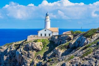 Illuminating the Seas: Lighthouse at Cala Ratjada