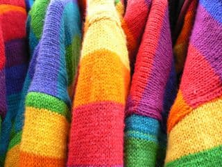 Vibrant Striped Knitted Sweaters