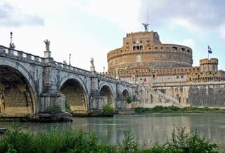 Ancient Ponte Sant'Angelo in Rome