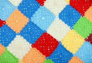 Handmade Granny Square Afghan