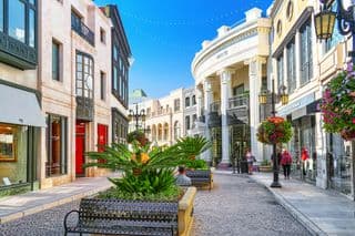 Luxury Shopping District on Rodeo Drive