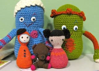 Crocheted Characters Reunion