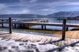 Winter Dock at Lake Tahoe