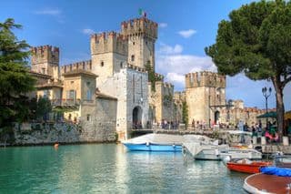 Scaliger Castle at Lake Garda, Italy