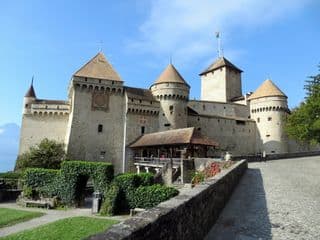 Medieval Fortress of Chillon Castle
