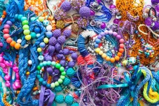 Colorful Handcrafted Bead Necklace Collection