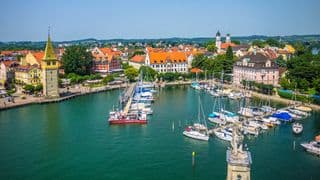 Lindau Marina, Bavaria, Germany