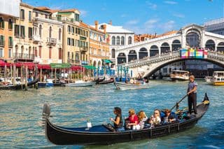 Gondola Ride Along the Grand Canal in Venice