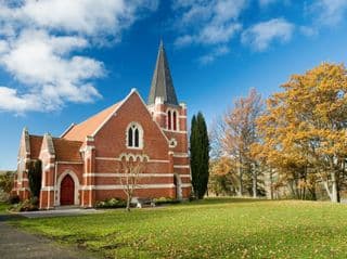 Glenmark Church in Autumn Splendor