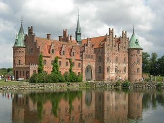 Egeskov Castle Reflection in Moat