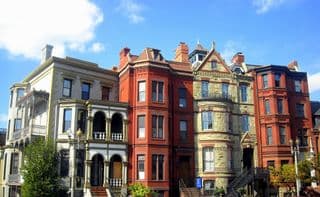 Historic Row of Victorian Homes in Logan Circle