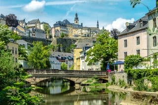 Old Luxembourg Cityscape