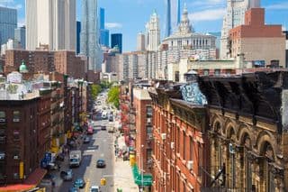Downtown Manhattan Skyline View
