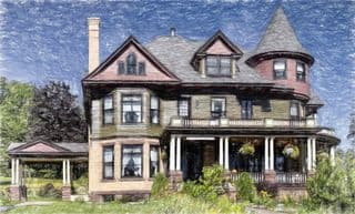 A Victorian Mansion by the Shore