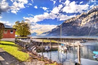 Quarten Harbour in Autumn
