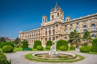 Majestic Baroque Architecture of the Natural History Museum in Vienna