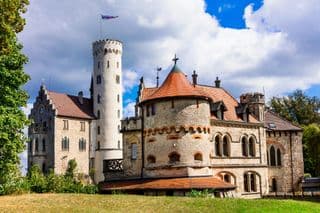 Medieval Castle Lichtenstein in Germany