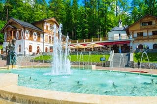 Fountain of Health in Szczawnica, Poland