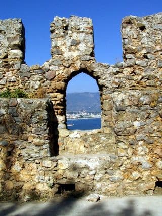 Through the Arches: Alanya's Ancient Dockyard View