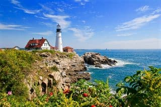 Portland Head Lighthouse Coastal Scenery