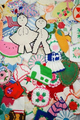 Colorful Crochet Potholders Collection