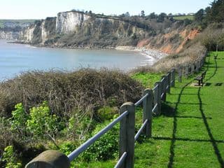 Cliffside Walkway Overlooking the Sea