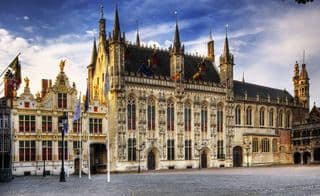 The Gothic Grandeur of the Town Hall in Bruges
