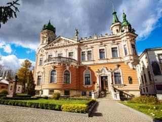 Majestic Dunikovsky Palace in Lviv