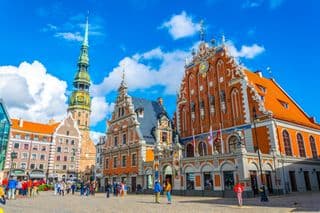 Historic Heart of Riga: Blackheads' House & St. Peter's Church