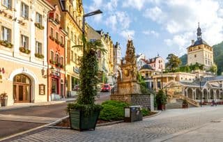 Carlsbad's Ornate Square Basks in Sunlight