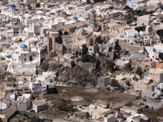 Traditional Cycladic Architecture in Santorini