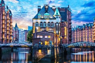 Sunset Serenade in Hamburg