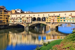 Ponte Vecchio Reflection in the Arno River