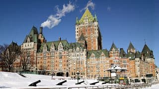 Frontenac Castle in Winter Wonderland