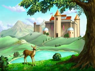 Enchanted Fairy-Tale Castle amidst Nature