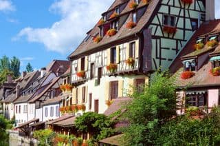 Half-Timbered Houses in Colmar, France